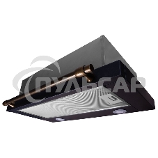 Вытяжка встраиваемая Korting KHP 6617 RN черный/бронзовый, 60 см, 650 куб. м/ч, 58 дБ