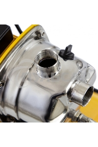 Насосная станция PS1000X, 1000 Вт, 3500 л/ч, ресивер 24 л, подъем 44 м, нержавейка Denzel