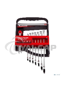 Набор ключей Matrix комбинированных, трещеточных 8 шт