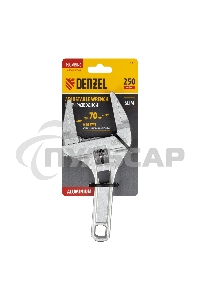 Ключ разводной 205 мм, алюминиевый Denzel