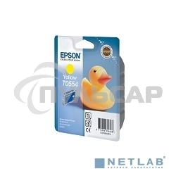 Картридж струйный Epson C13T05544010 желтый для Epson RX520/R240