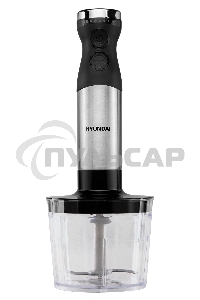 Блендер погружной Hyundai HYB-H3824 800Вт серебристый/черный