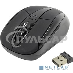 Мышь беспроводная Canyon MSO-W6 черный, 1600 dpi, радиоканал, USB, кнопки - 6