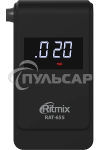 Алкотестер Ritmix RAT-655 электрохимический черный