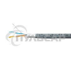 Кабель SkyNet Premium FTP indoor 2x2x0,51, медный, FLUKE TEST, кат.5e, однож., 305 м, box, серый