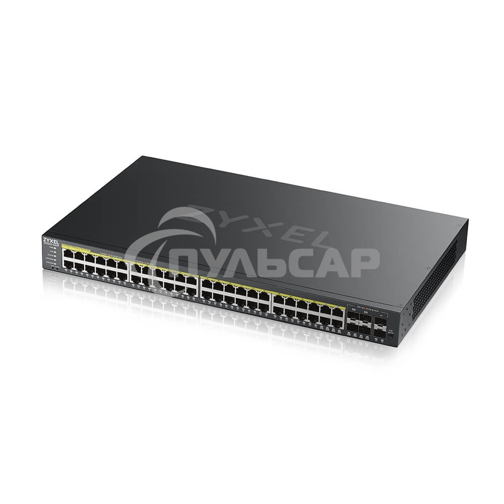 Гибридный L2 коммутатор PoE+ Zyxel NebulaFlex Pro GS2220-50HP, rack 19