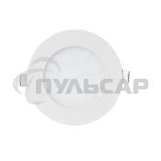 Светильник ДВО RLP-eco 6Вт 230В 4000К 420Лм 120/100мм IP40 бел. IN HOME 4690612009995