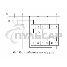 Реле времени PCU-507 (многофункц. два независимых вр. 1 мод. 230В 2х8А 2P IP20 монтаж на DIN-рейке) F&F EA02.001.022