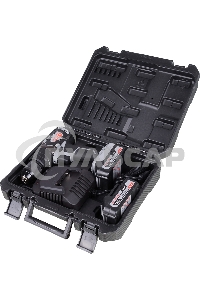 Дрель-шуруповерт ИНТЕРСКОЛ ДАУ-13/18В, Аккумуляторный, 18В, 2 АКБ, Ударный, Кейс