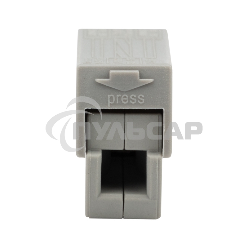 Строительно-монтажная клемма Rexant СМК 224 для светильника на 2 проводника 1.0-2.5/0.5-2.5 мм², белая (5 шт./уп.)