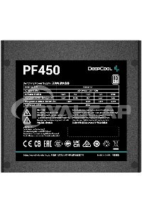 Блок питания Deepcool / GamerStorm PF450, 450Вт, 80 PLUS, 120мм, черный