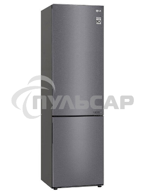 Холодильник LG GA-B509CLCL графитовый двухкамерный 277/107л морозилка снизу, No Frost