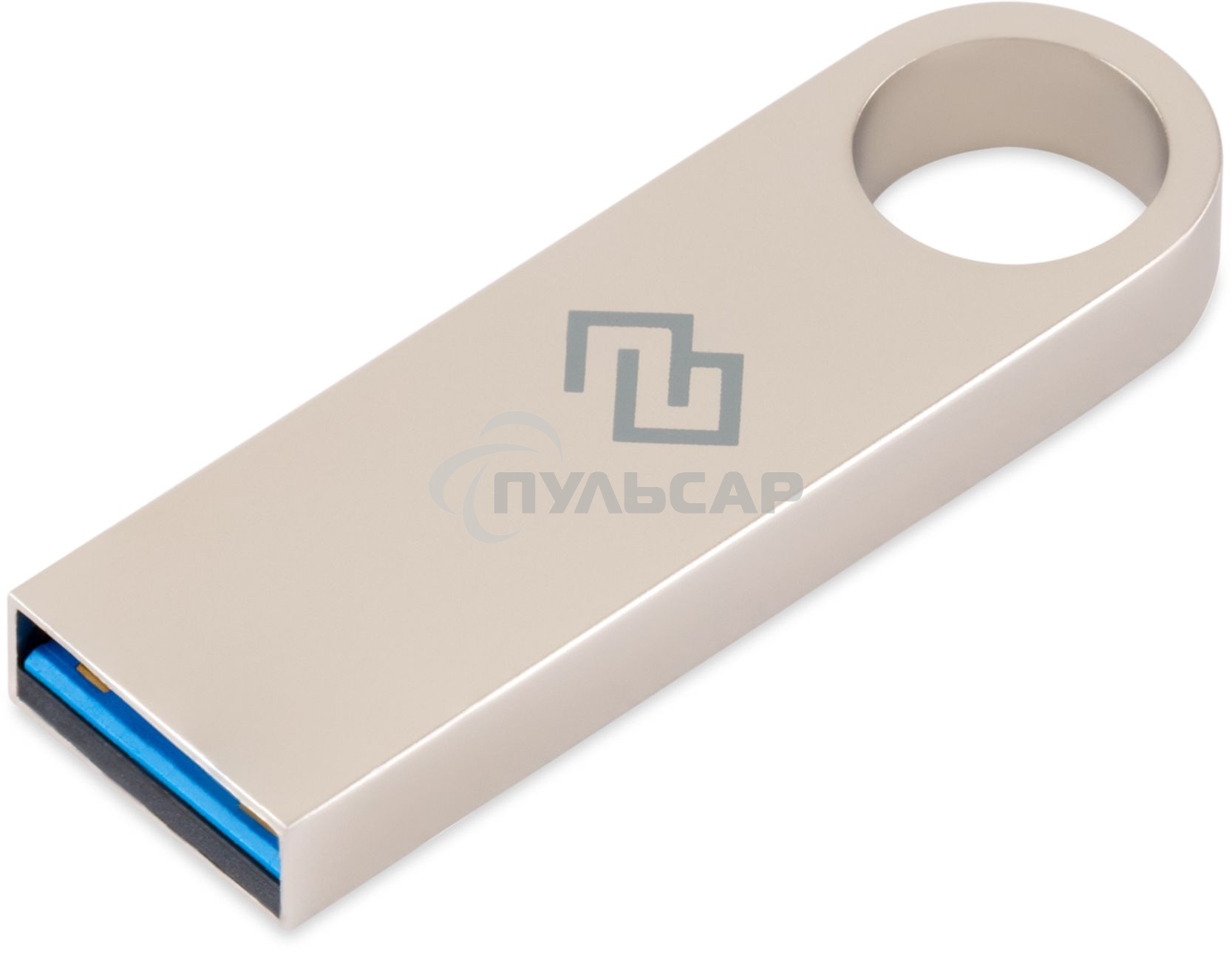 Флешка USB Digma DRIVE3 (DGFUL256A30SR), 256 Gb, USB 3.0, R/W 120/50, серебристый