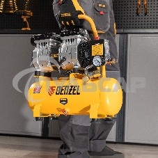 Компрессор DLS650/10 безмаслянный малошумный 650 Вт, 120 л/мин,ресивер 10 л Denzel