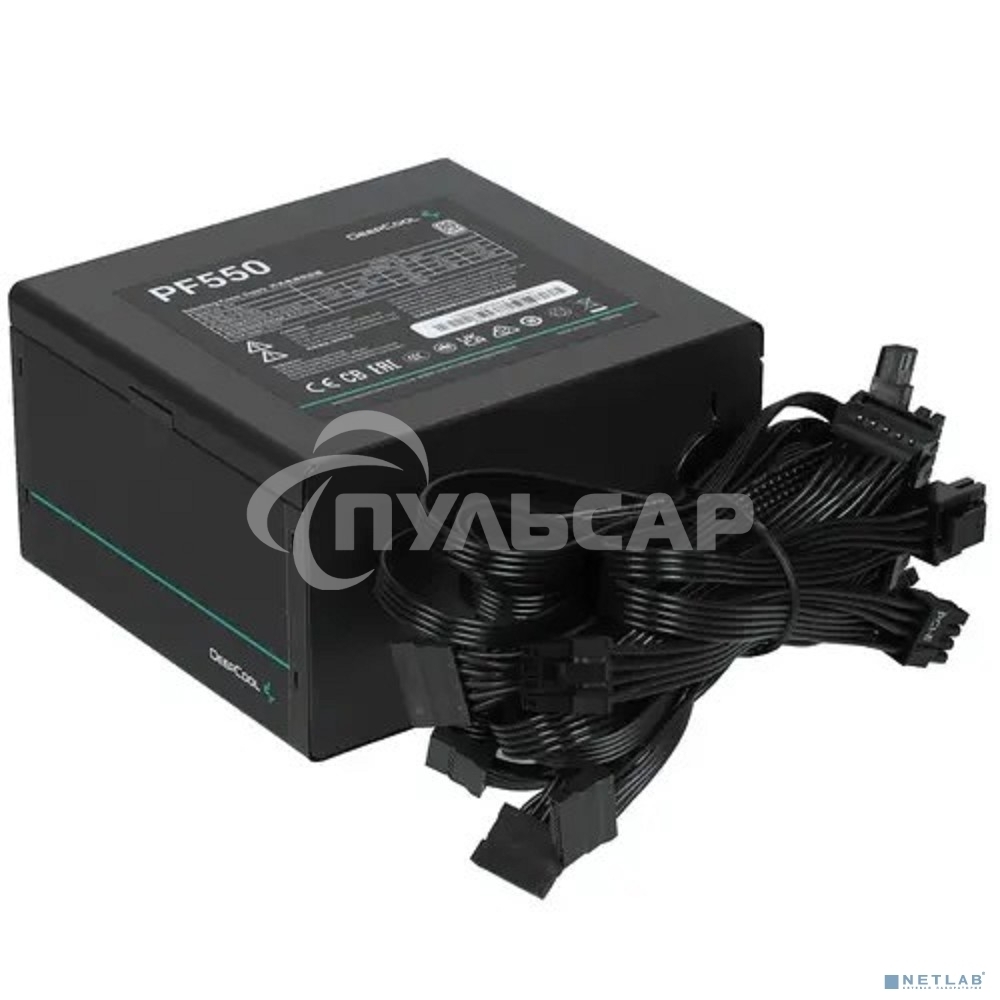 Блок питания Deepcool / GamerStorm PF550, 550Вт, 80 PLUS, 120мм, черный