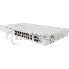 Коммутатор MikroTik CRS320-8P-8B-4S+RM Cloud Router Switch with dual-core 800 MHz CPU, 256 MB RAM, 98DX226S switch chip, 17 x Gigabit Eth ports (8 x 802.3af/at, 8 x 802.3bt PoE-out), 4 x 10G SFP+ ports, RouterOS L5, 1U rackmount enclosure, 600W PSU