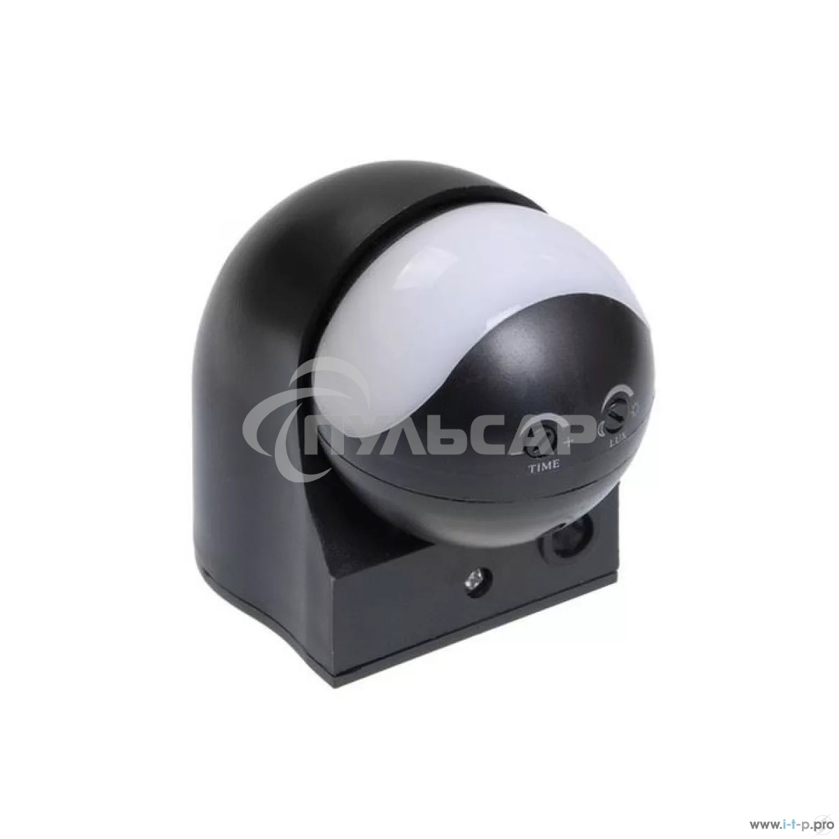 Датчик движения Iek LDD10-010-1100-002ДД 010 черный, макс. нагрузка 1100Вт, угол обзора 180град., дальность 10м, IP44, ИЭК