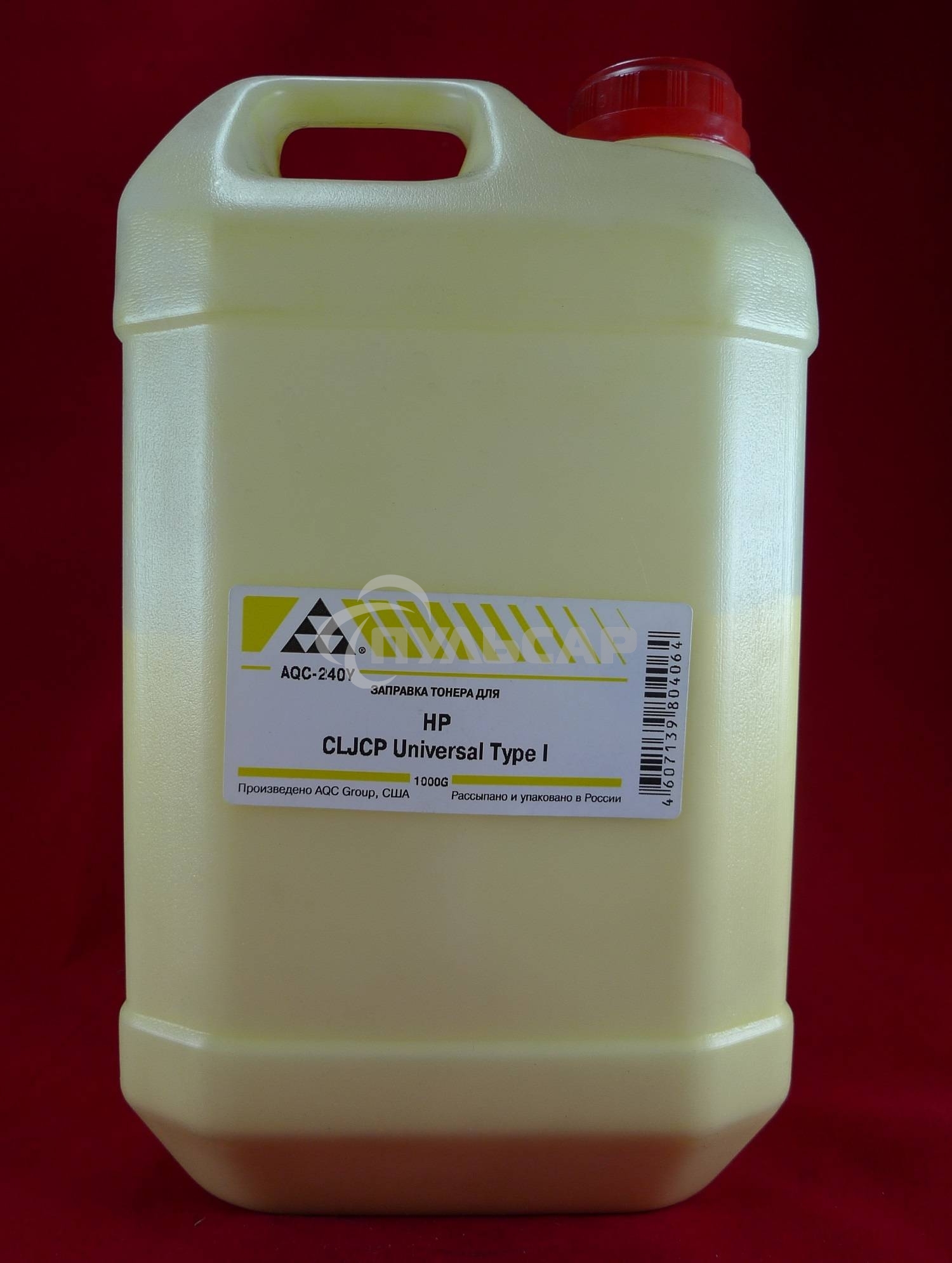 Тонер HP CLJ CP Universal Type I Yellow, (кан.1кг.) AQC фас. Россия