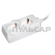 Удлинитель Iek WYP10-16-02-05-Z-N У02 2 места 2Р+РЕ/5 метров 3х1мм2 16А/250 IEK