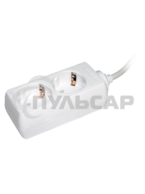 Удлинитель Iek WYP10-16-02-05-Z-N У02 2 места 2Р+РЕ/5 метров 3х1мм2 16А/250 IEK