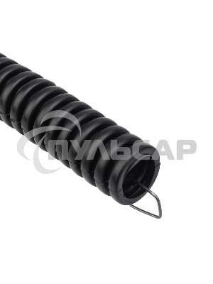 Труба гофрированная из ПНД, с зондом, черная, Ø20 мм, (бухта 50 м/уп.) Rexant