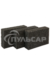 Губка для шлифования Matrix, 100 х 70 х 25 мм, средняя жестк., 3 шт., P 60/80, P 60/100, P 80/120