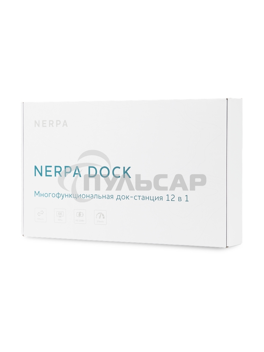 Док-станция для ноутбука/ NERPA laptop stand (1xUSB-C 100W PD, 2xHDMI 4K@30Hz, 1xDP 4K@30Hz, 3xUSB-A 3.0 (5Gbps data), 1xUSB-C 3.0 (5Gbps data), 1xTF/microSD, 1xSD/MMC, 1x3.5mm audio, 1xRJ45 Gb), USB-C power adapter 100W, power 100W USB-C cable 150cm, PD 