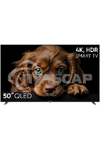 Телевизор Topdevice 50'' TDTV50CQ08U черный A-QLED UHD 60Hz Smart 2/8Gb