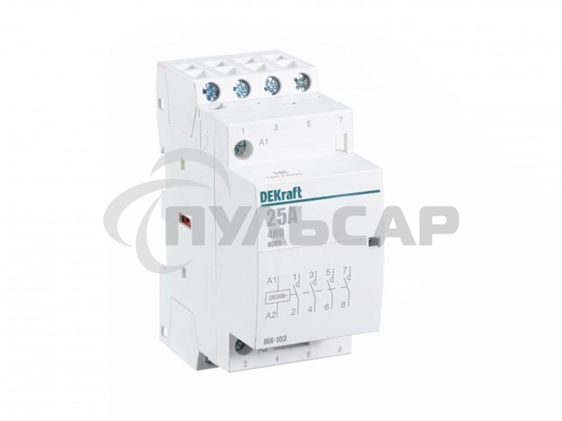 Контактор модульный МК-103 4НО 25А 230В DEKraft 18067DEK