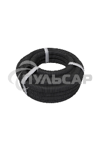 Труба гофрированная из ПНД, с зондом, черная, Ø20 мм, (бухта 50 м/уп.) Rexant