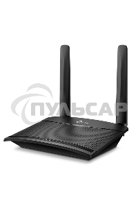 Роутер беспроводной TP-Link TL-MR100 N300 10/100BASE-TX/4G(3G) cat.4 черный