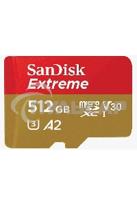 Флеш карта microSD 512Gb SanDisk microSDXC Class 10 UHS-I A2 C10 V30 U3 Extreme 190MB/s