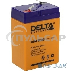 Батарея Delta DTM 6045 (6V 4.5Ah)
