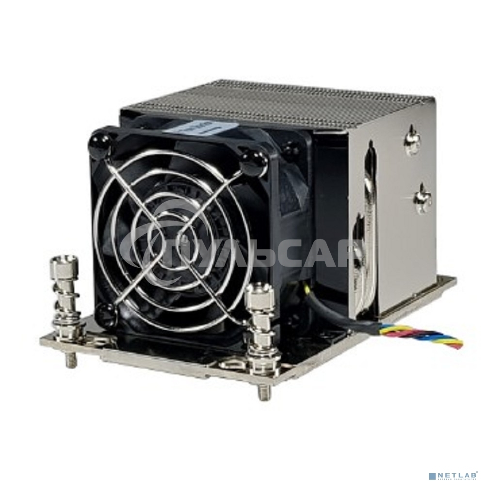 Кулер для сервера Ablecom ACL-S20080 серебристый, 60 мм, алюминий/медь, 8400 об/мин, 52 дБ, 4 pin, 290 Вт, 64 мм