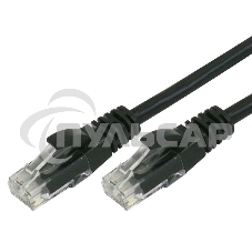 Кабель Патч-корд LAZSO WE-52U вилка RJ-45 кат.5е 1м черный LSZH Кабель Патч-корд LAZSO WE-52U вилка RJ-45 кат.5е 1м черный LSZH