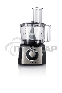 Кухонный комбайн Bosch MCM3501M 800 Вт, Скорости: 2, Блендер 1 л, Чаша 2.3 л, черный/серебристый