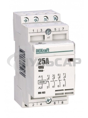 Контактор модульный МК-103 4НО 16А 230В DEKraft 18053DEK