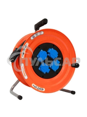 Удлинитель силовой на катушке 4х30м с заземл. 16А IP44 У16-046 термо КГ 3х2.5 розетки с защ. крышкой UNIVersal 9633327