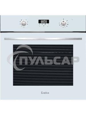 Встраиваемый электрический духовой шкаф Evelux EO 635 PW, белое стекло