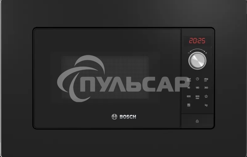 Микроволновая печь встраиваемая Bosch, Serie 2, черный