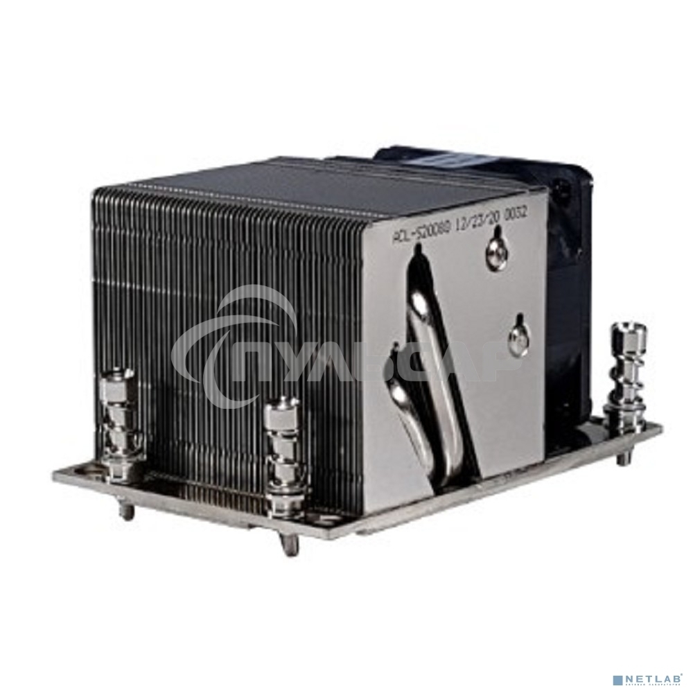 Кулер для сервера Ablecom ACL-S20080 серебристый, 60 мм, алюминий/медь, 8400 об/мин, 52 дБ, 4 pin, 290 Вт, 64 мм