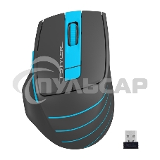 Мышь беспроводная A4Tech Fstyler FG30 серый/синий, 2000 dpi, радиоканал, USB, кнопки - 5