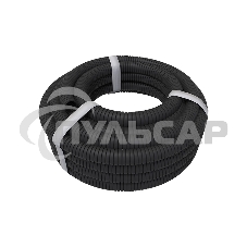 Труба гофрированная из ПНД, с зондом, черная, Ø16 мм, (бухта 50 м/уп.) Rexant