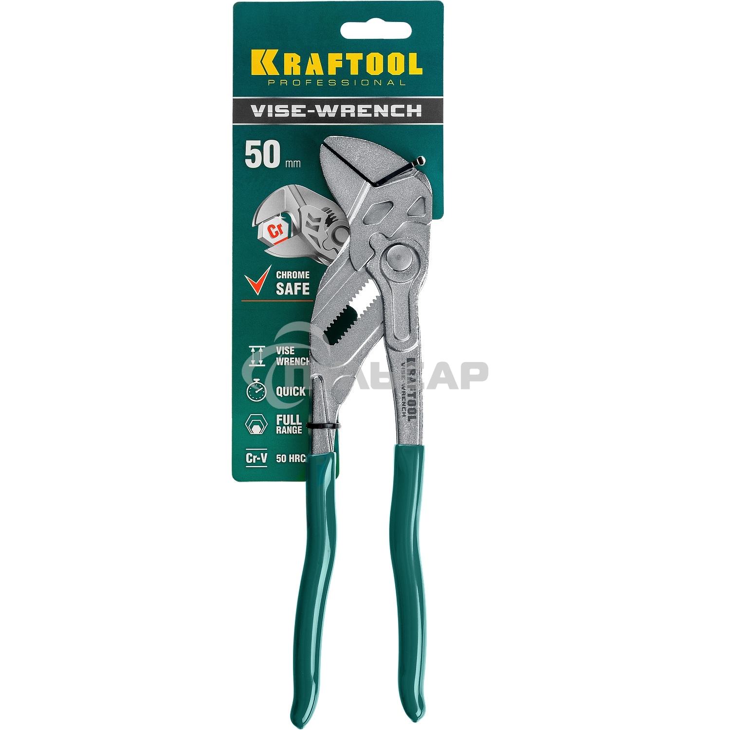 Клещи переставные-гаечный ключ 22065 Kraftool