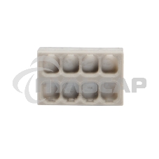 Экспресс-клемма с пастой Rexant СМК 2273-248, 8-проводная 0.5-2.5 мм², прозрачная (50 шт./уп.)