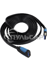 Кабель-удлинитель Vention USB 3.0 AM/AF - 2 м плоский VAS-A13-B200