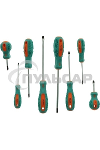 Набор отверток, 8 шт, CrV, тканевый кейс, Sturm!