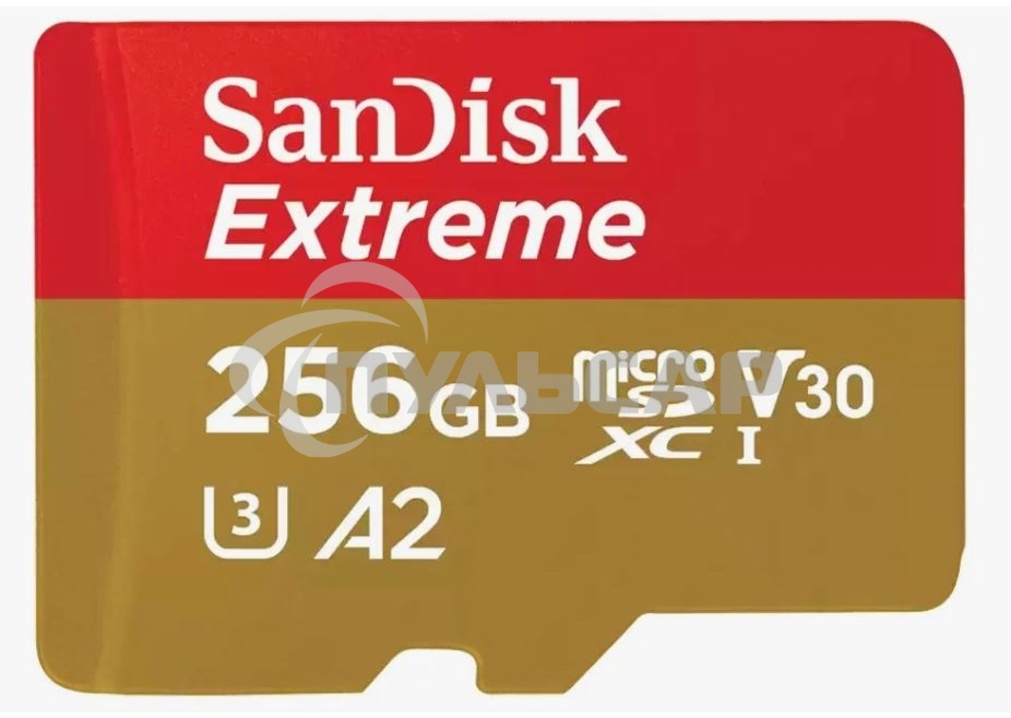 Флеш карта microSD 256GB SanDisk microSDXC Class 10 UHS-I A2 C10 V30 U3 Extreme 190MB/s