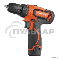 Дрель-шуруповерт Patriot BR 119Li, Аккумуляторная, 12В, 2 АКБ