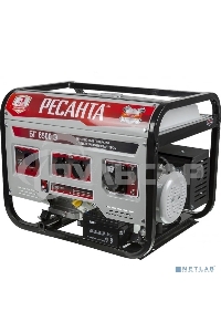 Электрогенератор бензиновый Ресанта БГ 6500 Э, 5.5 кВт, 66 дБ, 69.8 кг